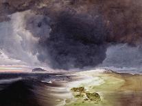 Seascape, 1849-Peder Balke-Framed Premier Image Canvas