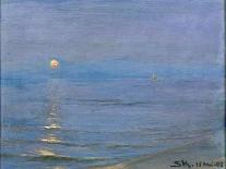 Summer Evening on Skagen's Southern Beach – 1893-Peter Severin Kroyer-Giclee Print