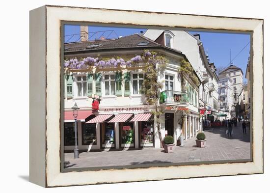 Pedestrian Area, Baden-Baden, Black Forest, Baden-Wurttemberg, Germany, Europe-Markus Lange-Framed Premier Image Canvas