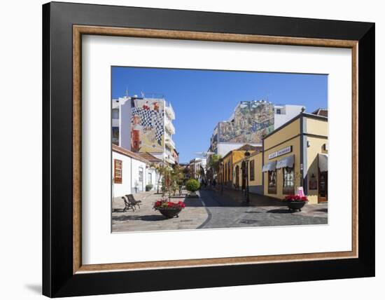 Pedestrian Area in the Old Town of Los Llanos, La Palma, Canary Islands, Spain, Europe-Gerhard Wild-Framed Photographic Print