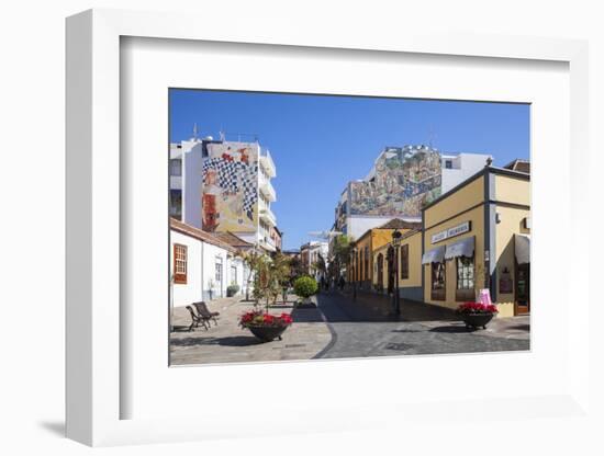 Pedestrian Area in the Old Town of Los Llanos, La Palma, Canary Islands, Spain, Europe-Gerhard Wild-Framed Photographic Print