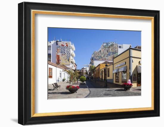 Pedestrian Area in the Old Town of Los Llanos, La Palma, Canary Islands, Spain, Europe-Gerhard Wild-Framed Photographic Print