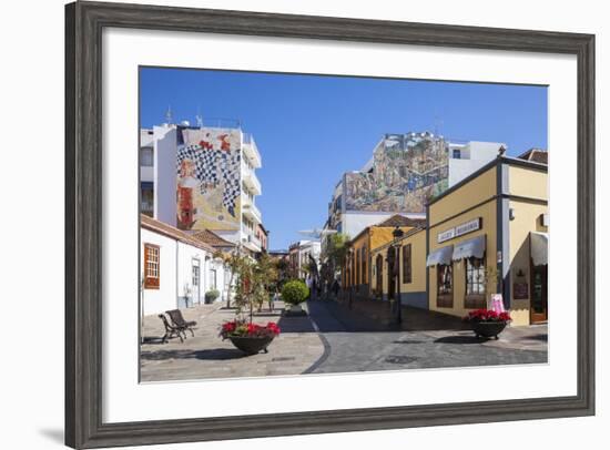 Pedestrian Area in the Old Town of Los Llanos, La Palma, Canary Islands, Spain, Europe-Gerhard Wild-Framed Photographic Print