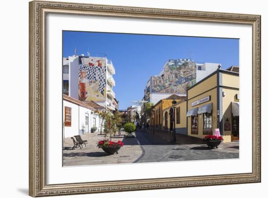 Pedestrian Area in the Old Town of Los Llanos, La Palma, Canary Islands, Spain, Europe-Gerhard Wild-Framed Photographic Print