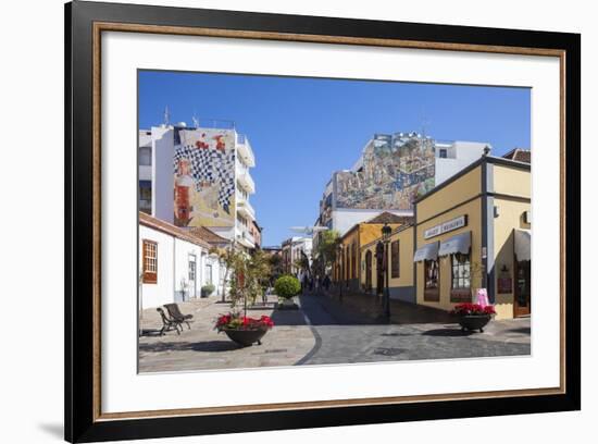 Pedestrian Area in the Old Town of Los Llanos, La Palma, Canary Islands, Spain, Europe-Gerhard Wild-Framed Photographic Print