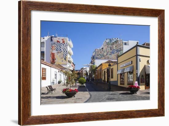 Pedestrian Area in the Old Town of Los Llanos, La Palma, Canary Islands, Spain, Europe-Gerhard Wild-Framed Photographic Print