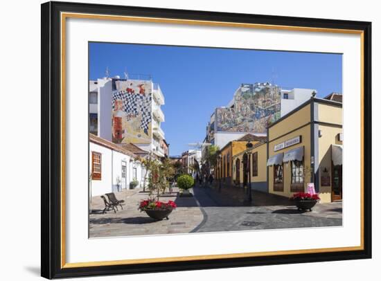 Pedestrian Area in the Old Town of Los Llanos, La Palma, Canary Islands, Spain, Europe-Gerhard Wild-Framed Photographic Print