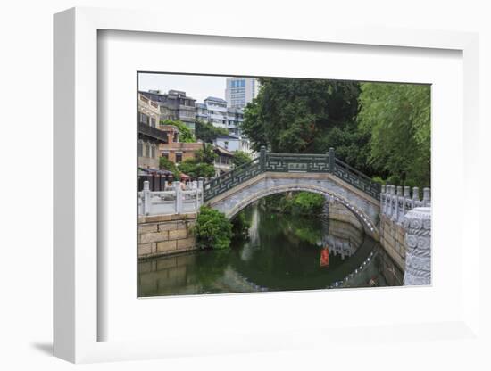 Pedestrian Bridge, Litchi Bay Area, Guangzhou, China-Stuart Westmorland-Framed Photographic Print