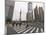 Pedestrian Crossing in Pudong, the Financial and Business Centre. Oriental Pearl Tower in Centre, S-Amanda Hall-Mounted Photographic Print