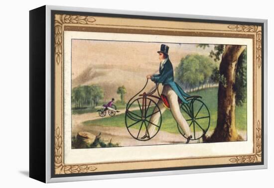 'Pedestrian Hobby-Horse', 1819, (1939)-Unknown-Framed Premier Image Canvas