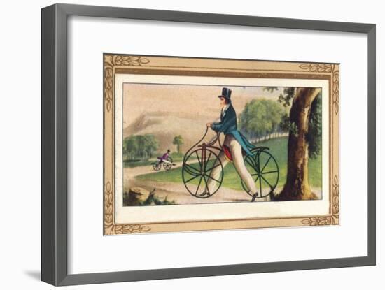 'Pedestrian Hobby-Horse', 1819, (1939)-Unknown-Framed Giclee Print