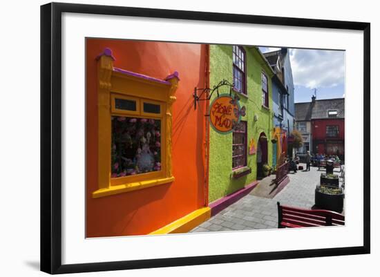 Pedestrianised Street Off Market Square,Kinsale,County Cork, Ireland-null-Framed Photographic Print