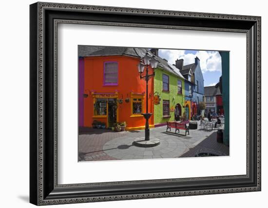 Pedestrianised Street Off Market Square,Kinsale,County Cork, Ireland-null-Framed Photographic Print