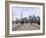 Pedestrians and Tourists on the Bund, the Futuristic Skyline of Pudong across the Huangpu River Bey-Amanda Hall-Framed Photographic Print