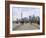 Pedestrians and Tourists on the Bund, the Futuristic Skyline of Pudong across the Huangpu River Bey-Amanda Hall-Framed Photographic Print