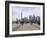 Pedestrians and Tourists on the Bund, the Futuristic Skyline of Pudong across the Huangpu River Bey-Amanda Hall-Framed Photographic Print