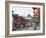 Pedestrians and Traffic on Shanghai Old Street, Remnant of a Bygone Age, Fuxing, Shanghai, China, A-Amanda Hall-Framed Photographic Print