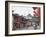 Pedestrians and Traffic on Shanghai Old Street, Remnant of a Bygone Age, Fuxing, Shanghai, China, A-Amanda Hall-Framed Photographic Print