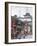 Pedestrians and Traffic on Shanghai Old Street, Remnant of a Bygone Age, Fuxing, Shanghai, China, A-Amanda Hall-Framed Photographic Print