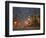 Pedestrians Pass by the Moscow Kremlin-null-Framed Photographic Print