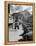 Pedestrians Walking Along Main Street in Resort Town with Cascade Mountain in the Background-Andreas Feininger-Framed Premier Image Canvas