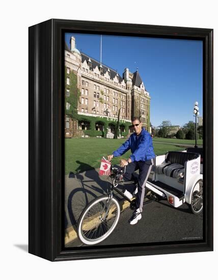Pedicab, Victoria, British Columbia, Canada-Alison Wright-Framed Premier Image Canvas