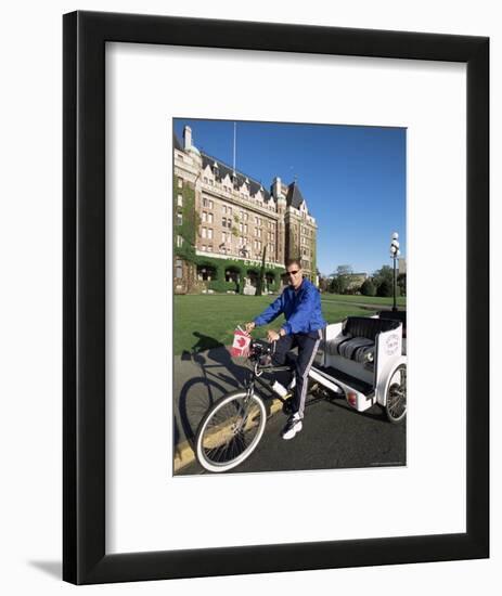 Pedicab, Victoria, British Columbia, Canada-Alison Wright-Framed Photographic Print