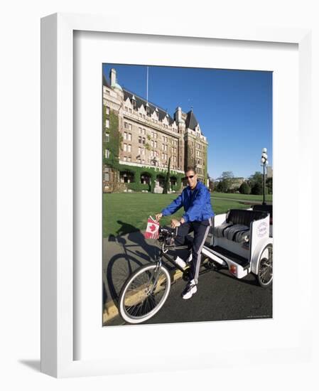 Pedicab, Victoria, British Columbia, Canada-Alison Wright-Framed Photographic Print