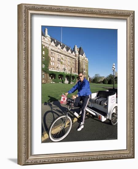 Pedicab, Victoria, British Columbia, Canada-Alison Wright-Framed Photographic Print