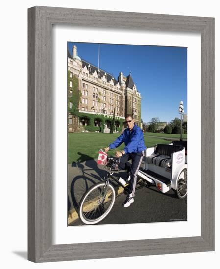 Pedicab, Victoria, British Columbia, Canada-Alison Wright-Framed Photographic Print