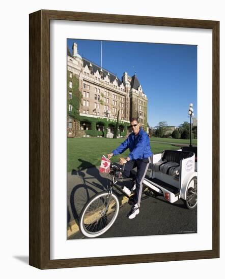 Pedicab, Victoria, British Columbia, Canada-Alison Wright-Framed Photographic Print