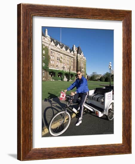 Pedicab, Victoria, British Columbia, Canada-Alison Wright-Framed Photographic Print