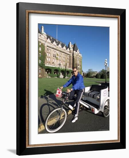 Pedicab, Victoria, British Columbia, Canada-Alison Wright-Framed Photographic Print