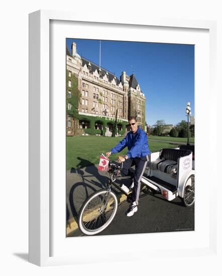 Pedicab, Victoria, British Columbia, Canada-Alison Wright-Framed Photographic Print