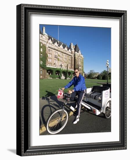 Pedicab, Victoria, British Columbia, Canada-Alison Wright-Framed Photographic Print