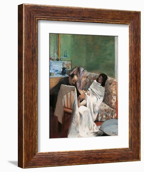 Pedicure-Edgar Degas-Framed Art Print