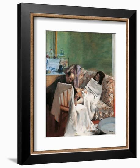 Pedicure-Edgar Degas-Framed Art Print