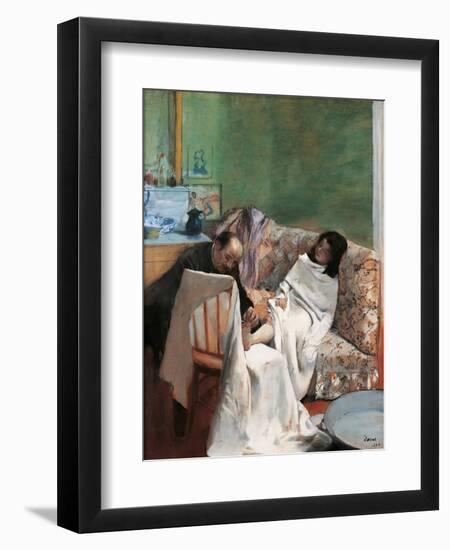 Pedicure-Edgar Degas-Framed Art Print