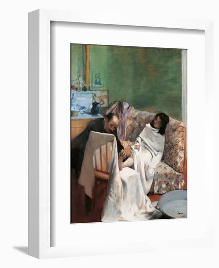 Pedicure-Edgar Degas-Framed Art Print