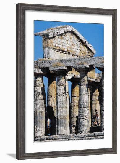 Pediment of Temple of Athena or Ceres-null-Framed Photographic Print