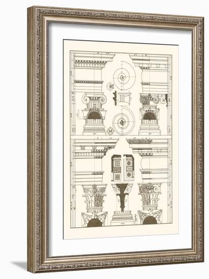 Pediments of the Renaissance-J. Buhlmann-Framed Art Print