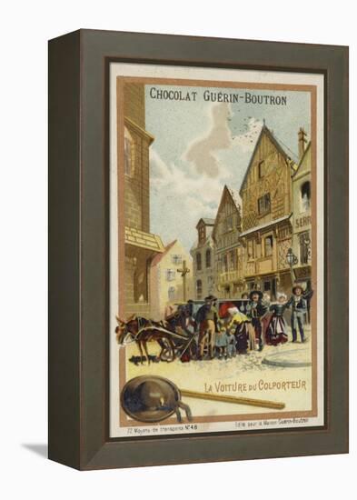 Pedlar's Wagon-null-Framed Premier Image Canvas