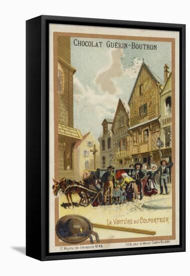 Pedlar's Wagon-null-Framed Premier Image Canvas