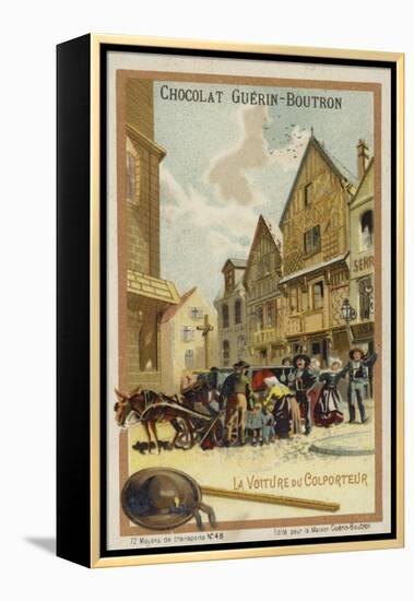 Pedlar's Wagon-null-Framed Premier Image Canvas