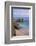 Pednvounder Beach and Logan Rock from the Clifftops Near Treen, Porthcurno, Cornwall-Adam Burton-Framed Photographic Print