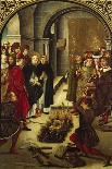 The Trial by Fire (The Burning of the Books or St. Dominic De Guzman and the Albigensians)-Pedro Berruguete-Giclee Print