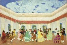 Gaucho Dance (Oil on Canvas)-Pedro Figari-Giclee Print