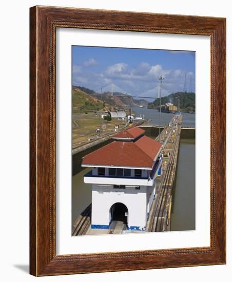 Pedro Miguel Locks, Panama Canal, Panama, Central America-Richard Cummins-Framed Photographic Print