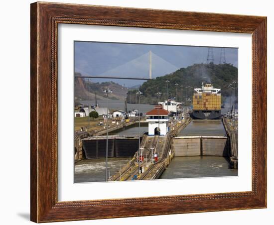 Pedro Miguel Locks, Panama Canal, Panama, Central America-Richard Cummins-Framed Photographic Print