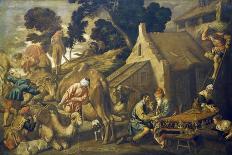 Jacob Watering Laban's Sheep before Peeled Branches, c.1612-1622-Pedro Orrente-Giclee Print